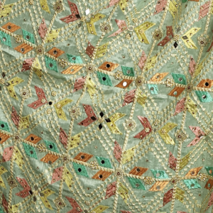 Multicolor Phulkari Punjabi Dupatta