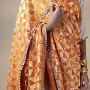 Phulkari Dupatta with Silk Threads