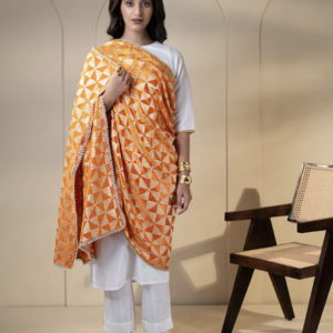 Phulkari Dupatta with Silk Threads