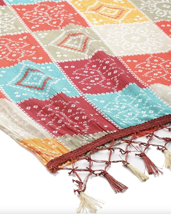 Cotton Woven Printed Dupatta for Men - Image 3